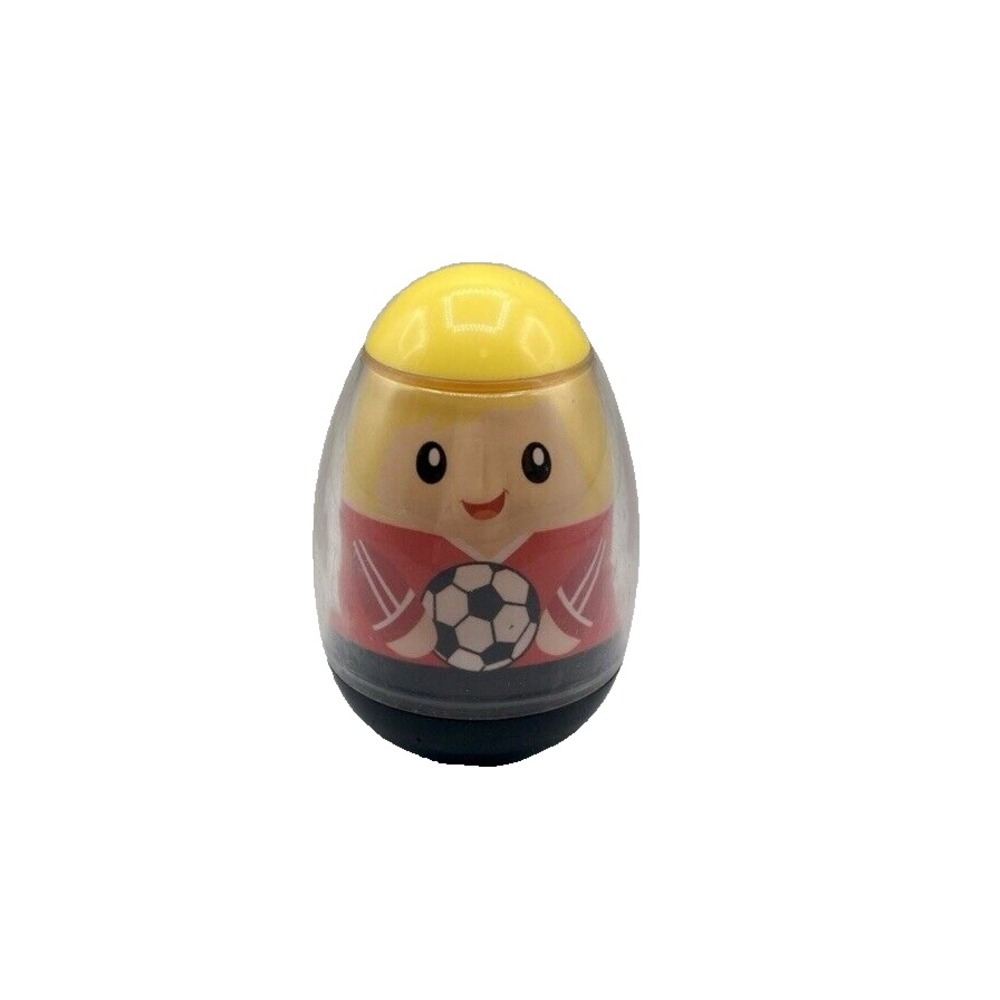 Vintage Weeble Wobble Soccer Player